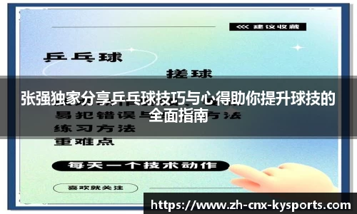 张强独家分享乒乓球技巧与心得助你提升球技的全面指南