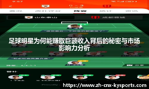 足球明星为何能赚取巨额收入背后的秘密与市场影响力分析
