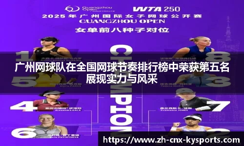 广州网球队在全国网球节奏排行榜中荣获第五名展现实力与风采